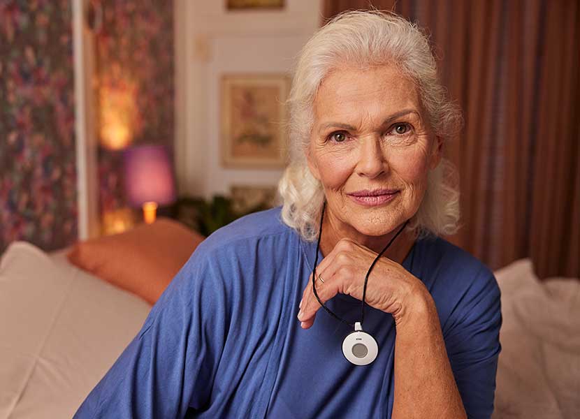 Imagem de uma senhora representando o usuario.