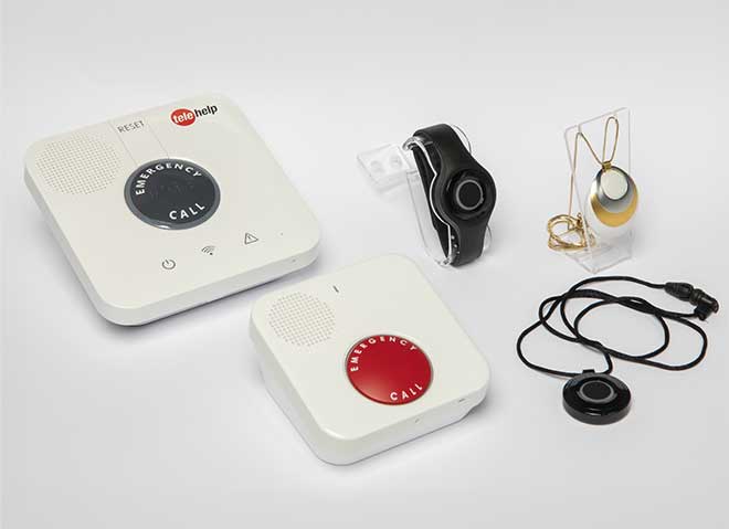 Imagem de um aparelho da TeleHelp.