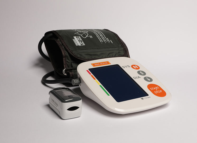 Imagem que representa o monitoramento de sinais vitais.