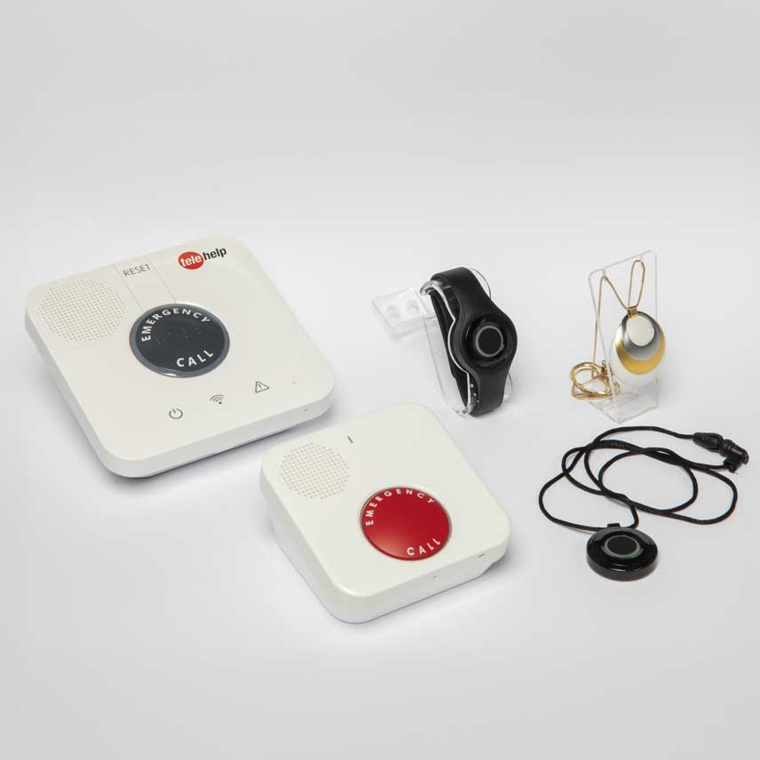 Imagem destacando os aparelhos da TeleHelp.