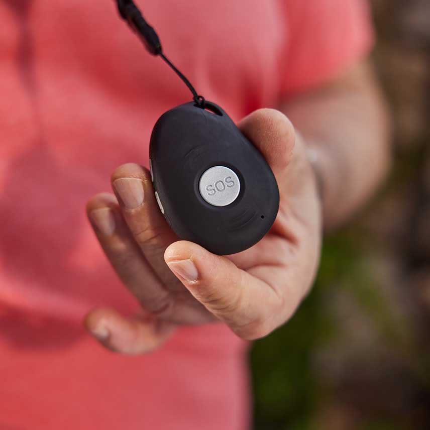 Imagem destacando o aparelho da TeleHelp.